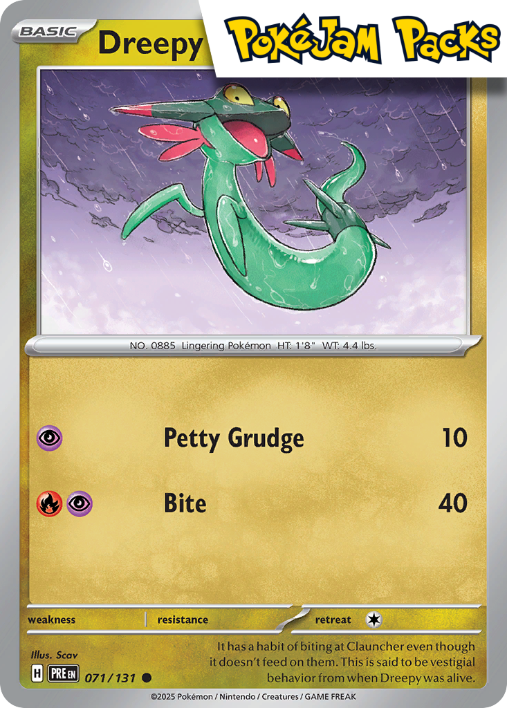 Dreepy - 071/131 - Common - Prismatic Evolutions - Pokemon TCG