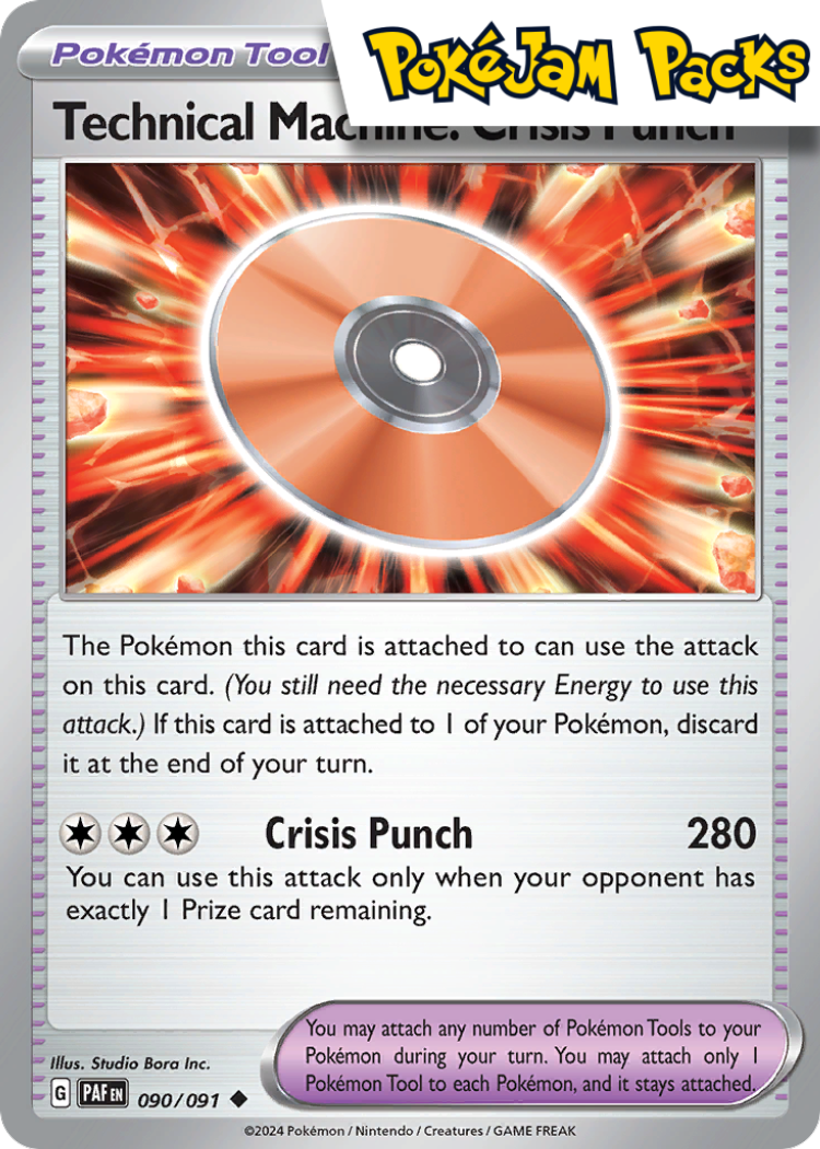 Technical Machine: Crisis Punch - 090/091 - Uncommon - Paldean Fates - Pokemon TCG