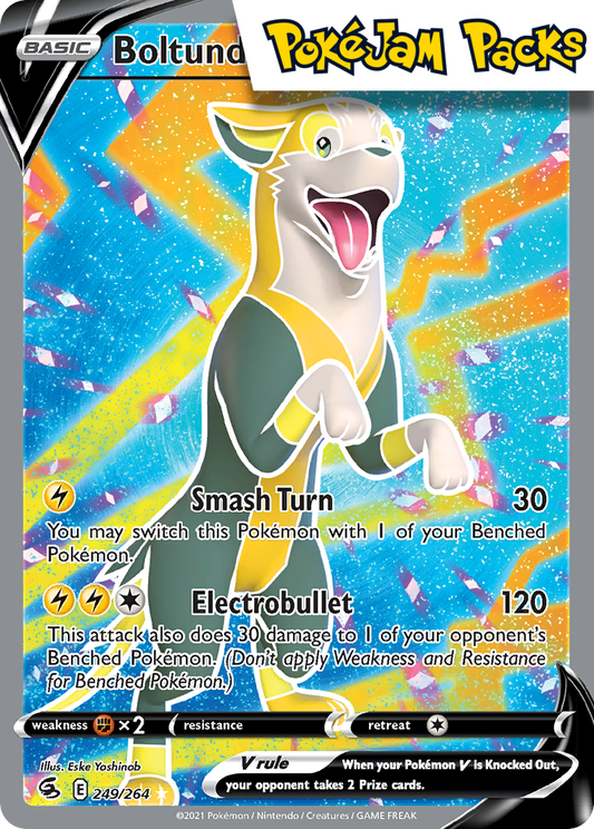 Boltund V - 249/264 - Full Art Ultra Rare - Fusion Strike - Pokemon TCG