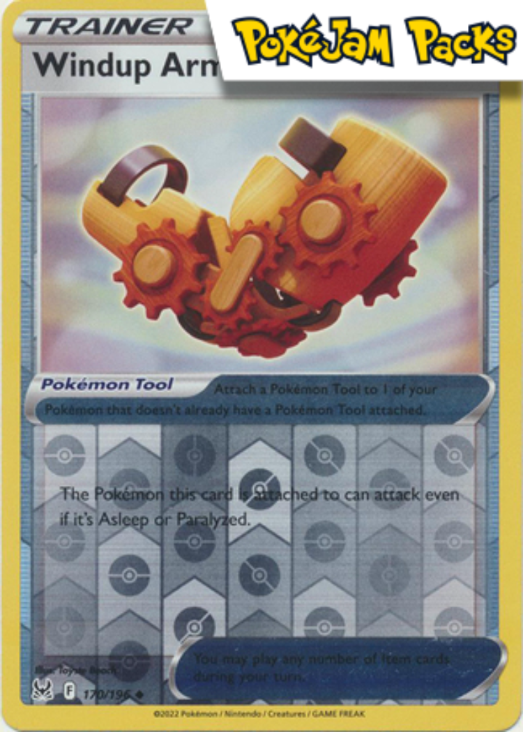 Windup Arm - 170/196 - Uncommon Reverse Holo - Lost Origin - Pokemon TCG