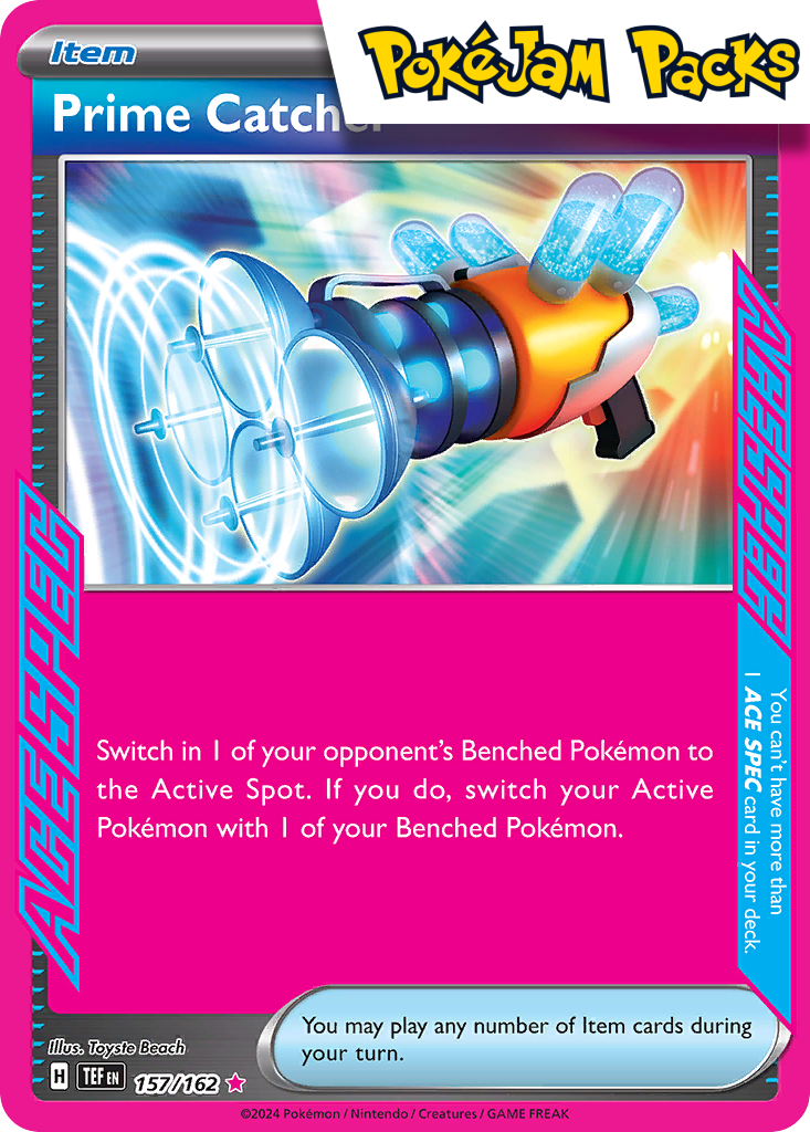 Prime Catcher - 157/162 - Ace Rare - Temporal Forces - Pokemon TCG