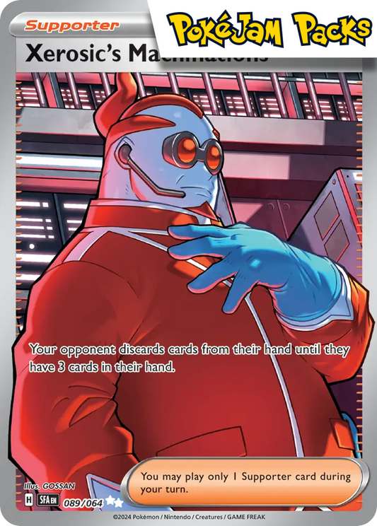 Xerosic's Machinations - 089/064 - Full Art Secret Rare - Shrouded Fable - Pokemon TCG