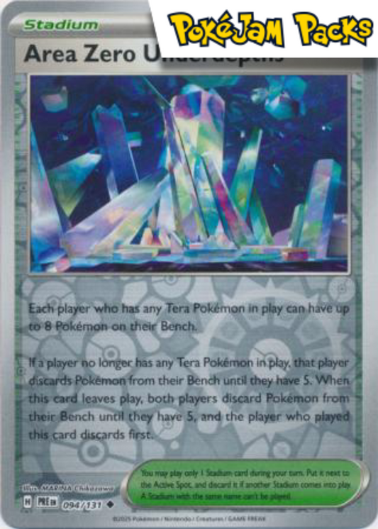 Area Zero Underdepths - 094/131 - Uncommon Reverse Holo - Prismatic Evolutions - Pokemon TCG