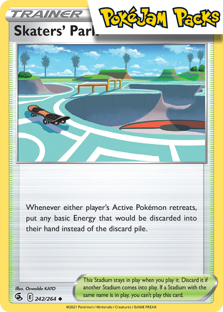 Skaters' Park - 242/264 - Uncommon - Fusion Strike - Pokemon TCG