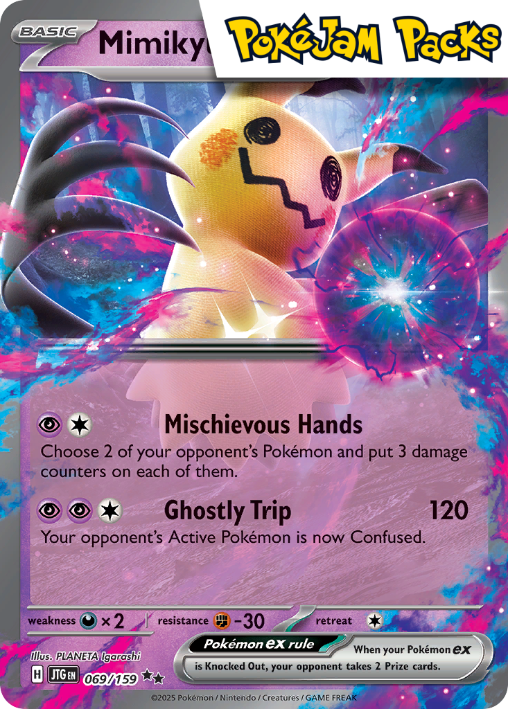 Mimikyu ex - 069/159 - Ultra Rare - Journey Together - Pokemon TCG
