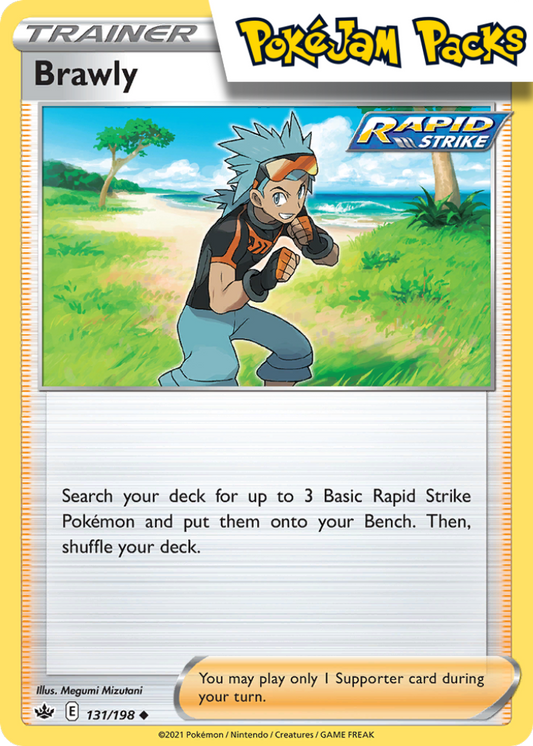 Brawly - 131/198 - Uncommon - Chilling Reign - Pokemon TCG