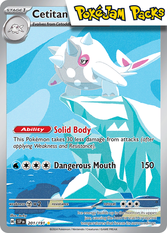 Cetitan - 201/191 - Illustration Rare - Surging Sparks - Pokemon TCG