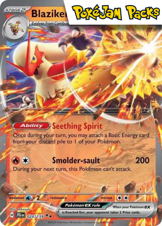 Blaziken ex - 024/159 - Ultra Rare - Journey Together - Pokemon TCG