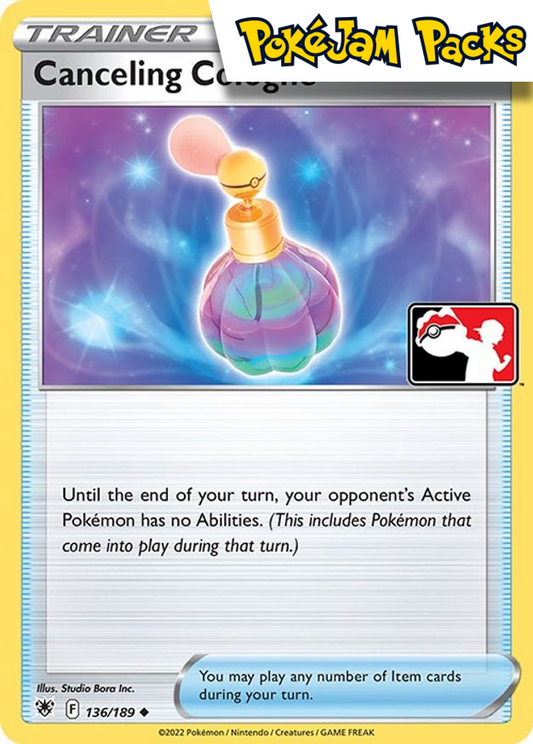 Canceling Cologne (Prize Pack Series) - 136/189 - Uncommon Holo - Astral Radiance - Pokemon TCG