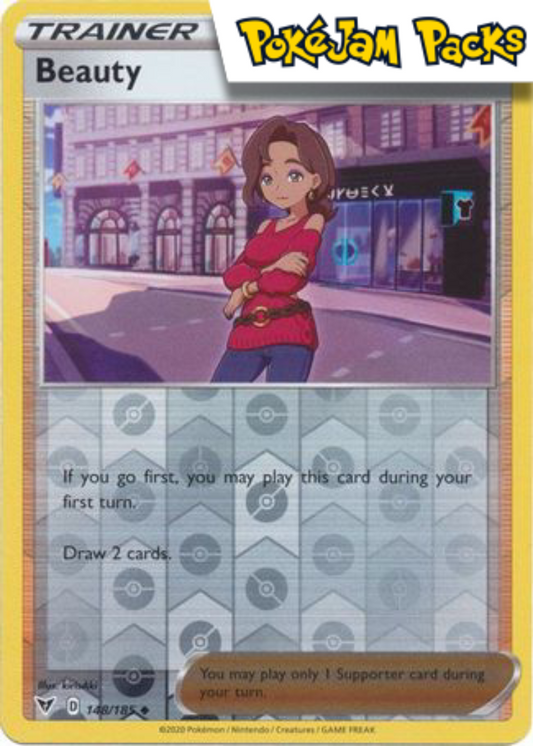 Beauty - 148/185 - Uncommon Reverse Holo - Vivid Voltage - Pokemon TCG