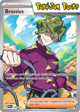 Brassius - 135/131 - Full Art Secret Rare - Prismatic Evolutions - Pokemon TCG