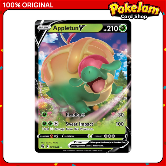 Appletun V - 026/264 - Ultra Rare - Sword & Shield: Fusion Strike - Pokemon TCG
