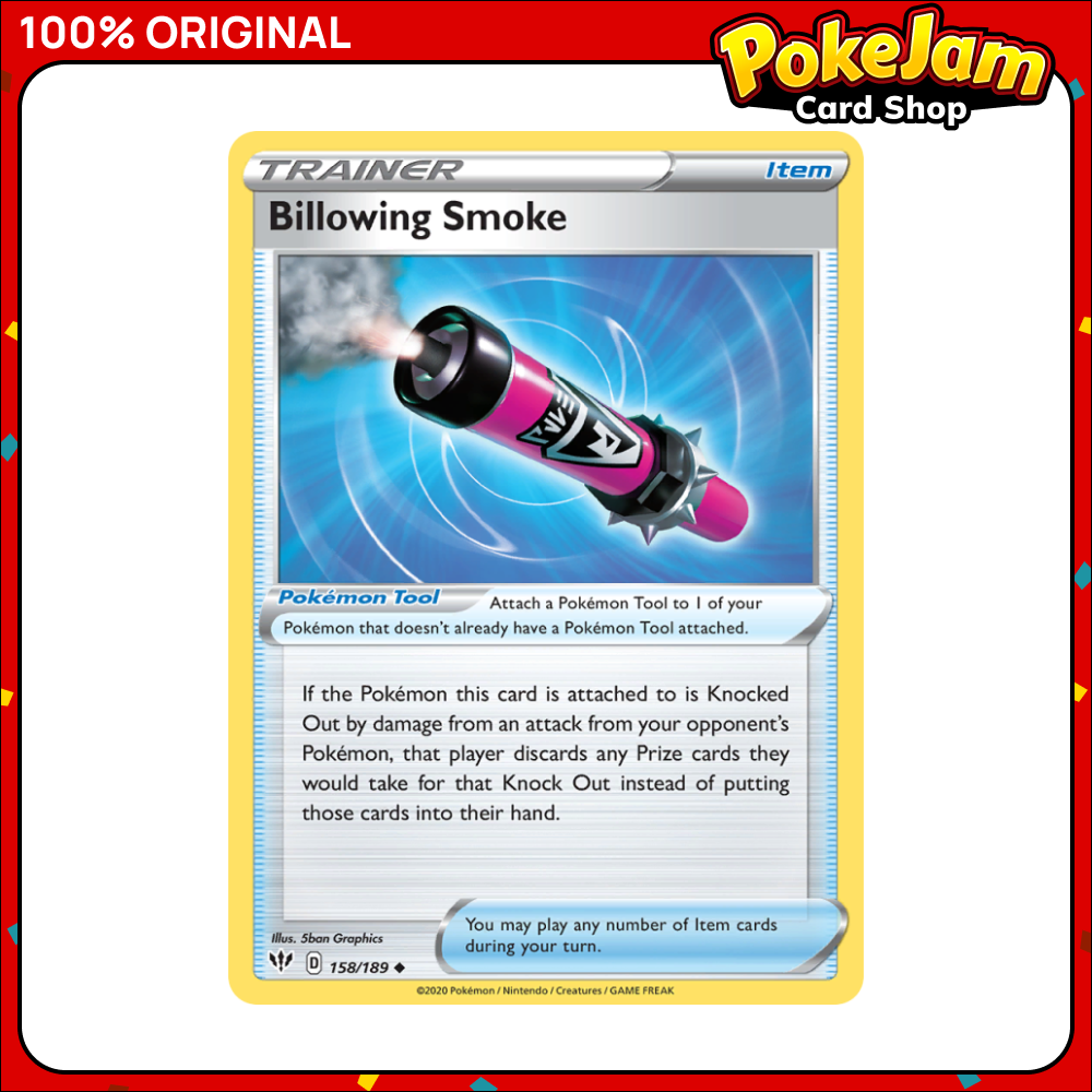 Billowing Smoke - 158/189 - Uncommon - Darkness Ablaze - Pokemon TCG