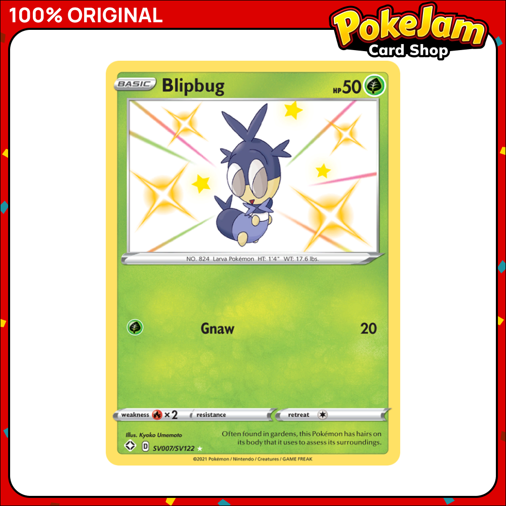 Blipbug - SV7/SV122 - Shiny Rare - Shining Fates - Pokemon TCG