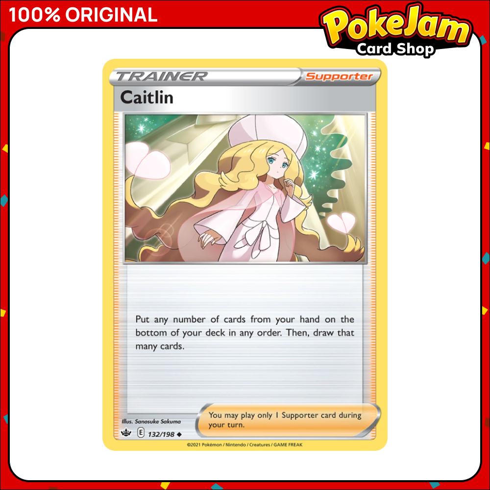 Caitlin - 132/198 - Uncommon - Sword & Shield: Chilling Reign - Pokemon TCG