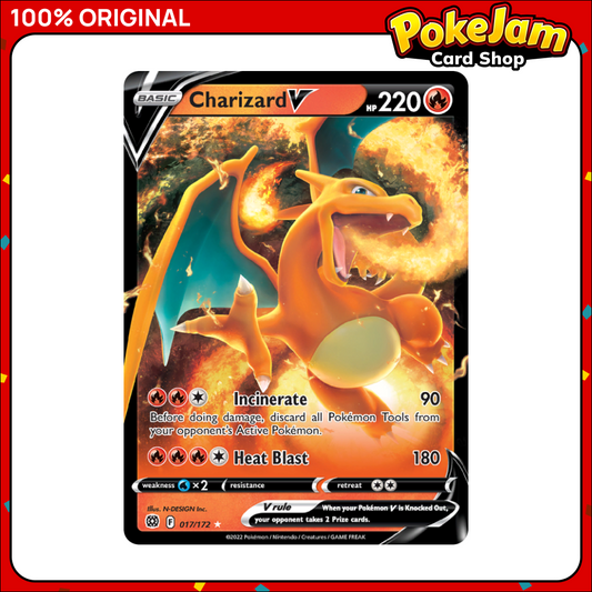 Charizard V - 017/172 - Ultra Rare - Sword & Shield: Brilliant Stars - Pokemon TCG