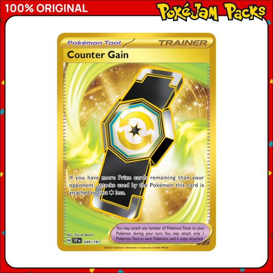 Counter Gain - 249/191 - Hyper Rare - Surging Sparks - Pokemon Card