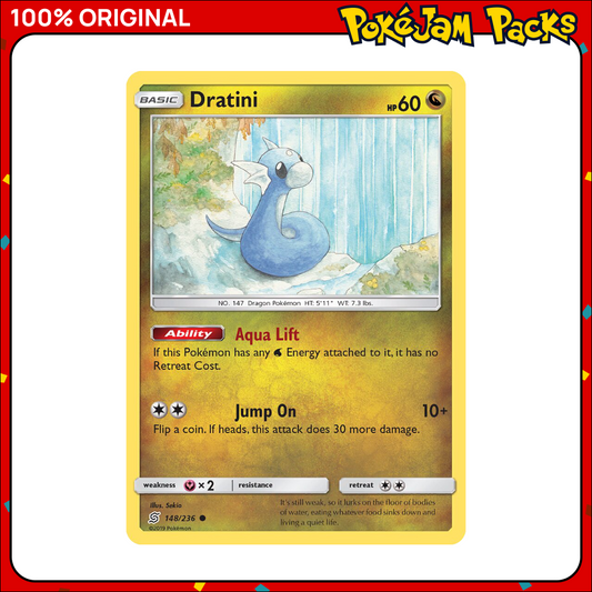 Dratini - 148/236 - Common - Unified Minds - Pokemon Card