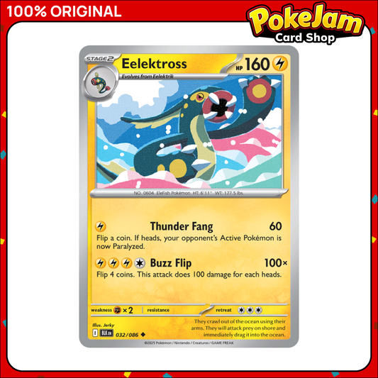 Eelektross 32/86 - Uncommon - Black Bolt - Pokemon Card