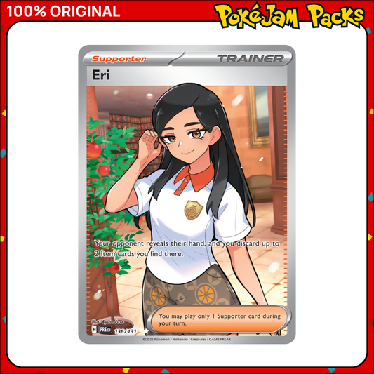 Eri - 136/131 - Ultra Rare - Prismatic Evolutions - Pokemon Card