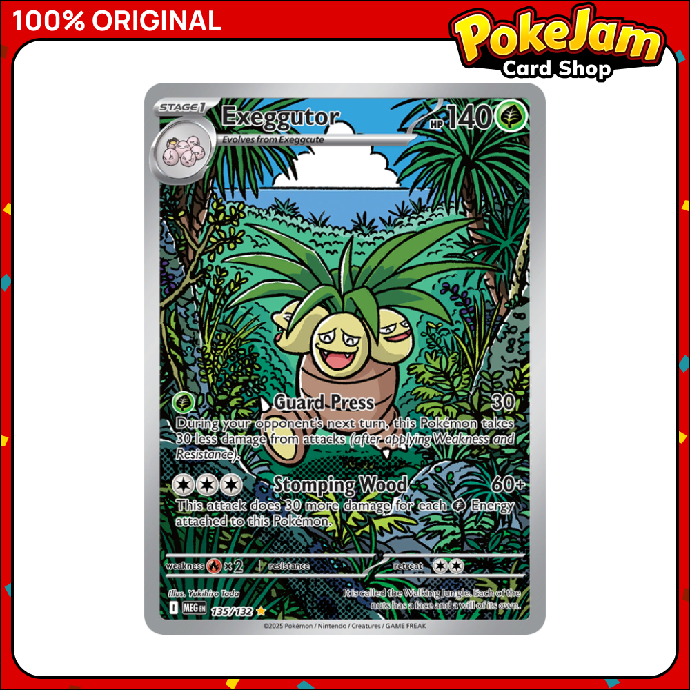 Exeggutor 135/132 - Illustration Rare - Mega Evolution - Pokemon Card