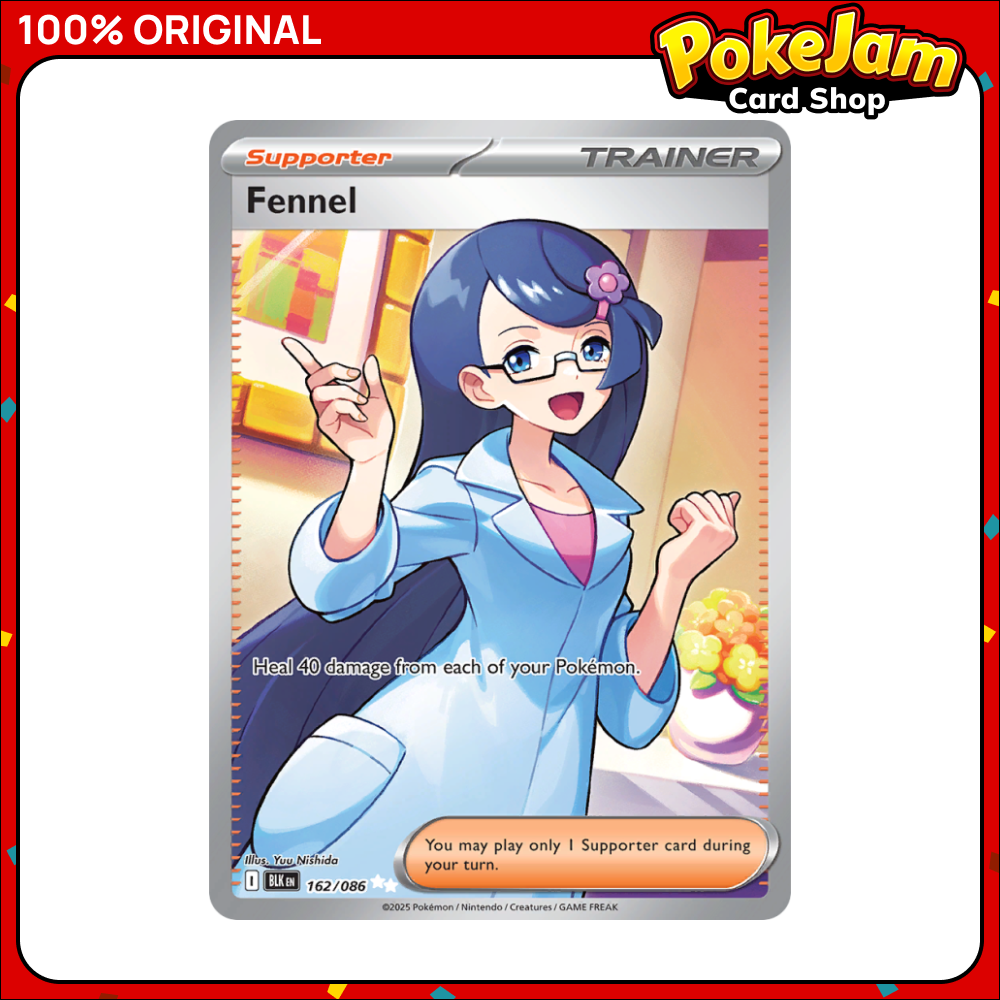 Fennel 162/86 - Ultra Rare - Black Bolt - Pokemon Card