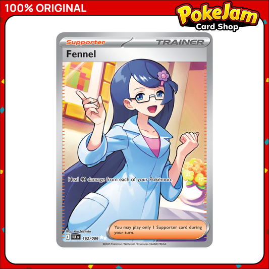 Fennel 162/86 - Ultra Rare - Black Bolt - Pokemon Card