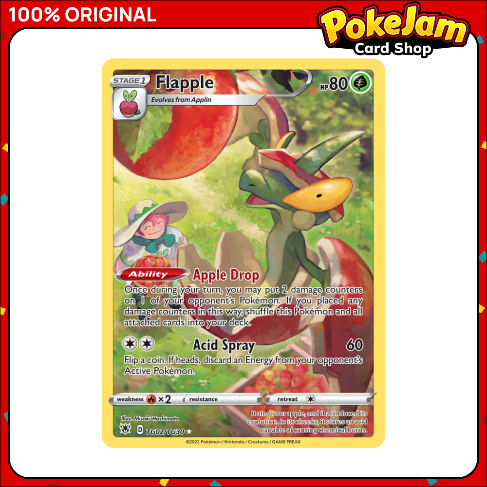 Flapple - TG02/TG30 - Holo Rare - Sword & Shield: Astral Radiance - Pokemon TCG