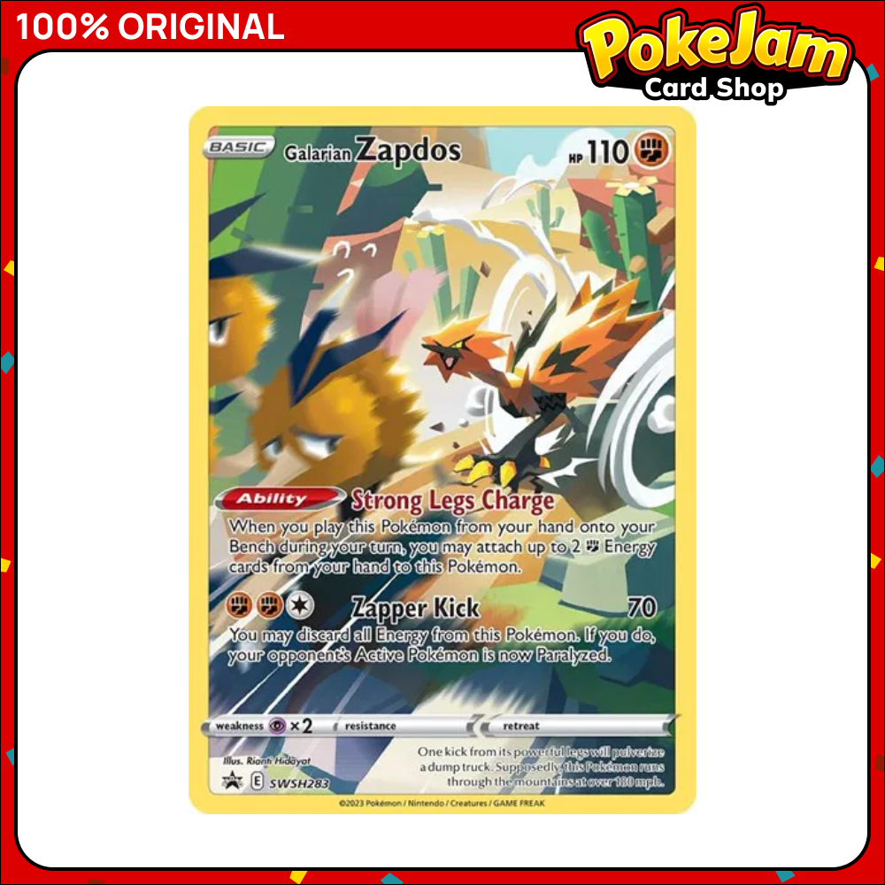 Galarian Zapdos - SWSH283 - Promo - Sword & Shield - Pokemon TCG