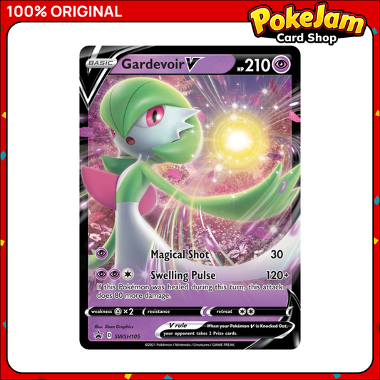 Gardevoir V - SWSH105/107 - None - SWSH Black Star Promos - Pokemon Card
