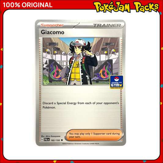 Giacomo (Gym Stamped) - 182/193 - Uncommon - Paldea Evolved - Pokemon Card