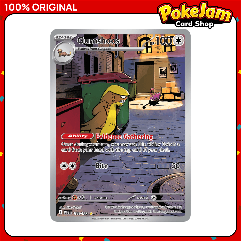Gumshoos - 153/132 - Illustration Rare - Mega Evolution