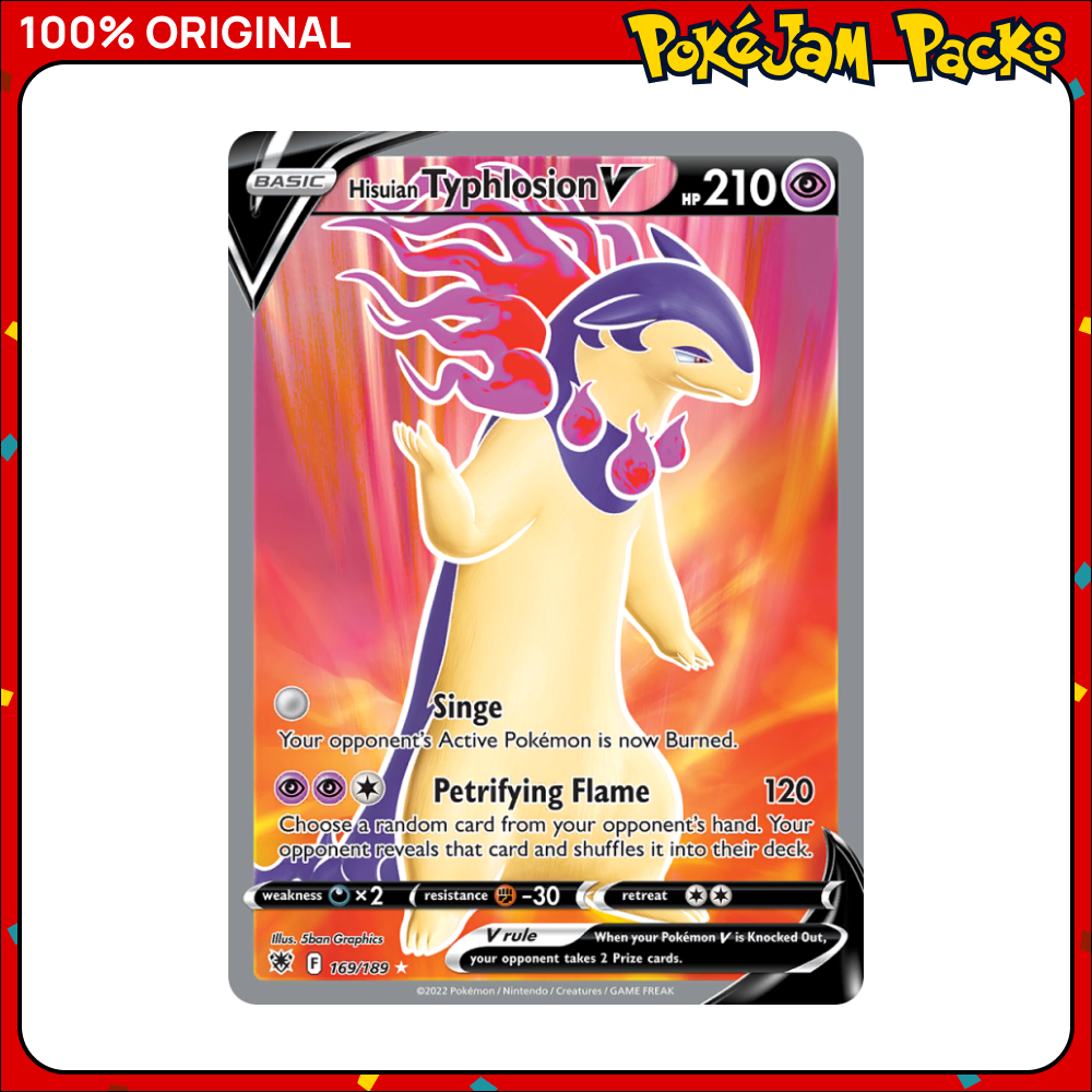 Hisuian Typhlosion V - 169/189 - Ultra Rare - Astral Radiance - Pokemon Card