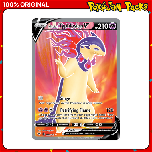 Hisuian Typhlosion V - 169/189 - Ultra Rare - Astral Radiance - Pokemon Card