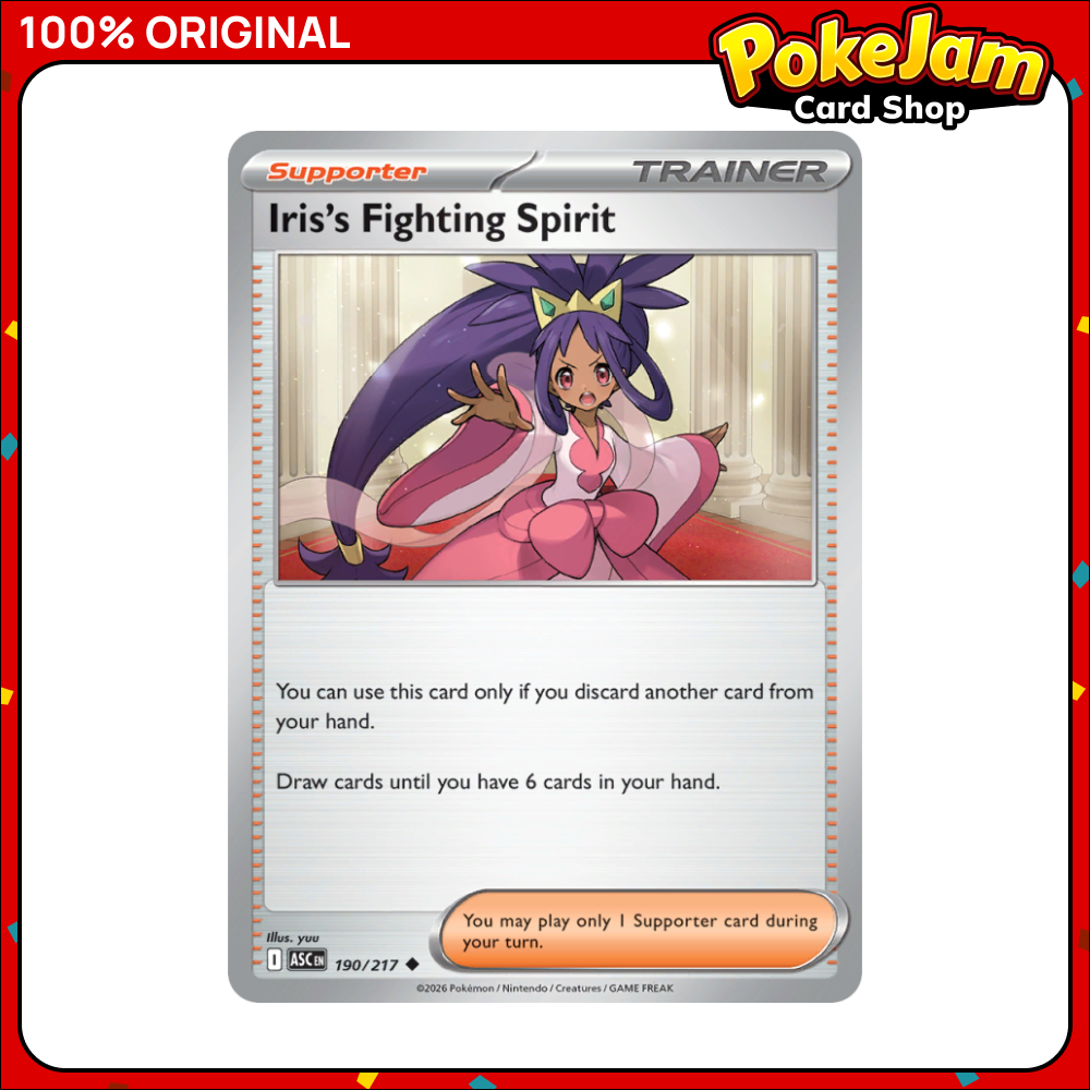 Iris's Fighting Spirit 190/217 - Uncommon - Ascended Heroes - Pokemon Card