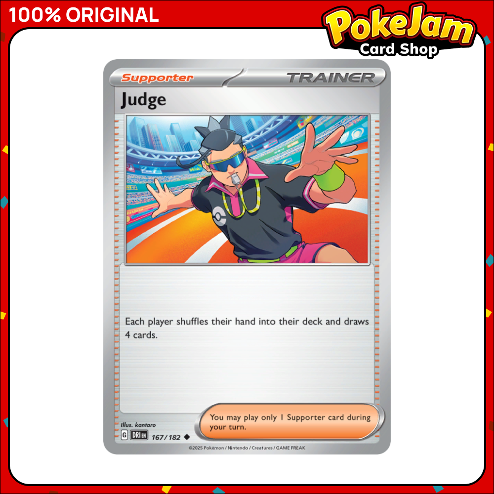 Judge 167/182 - Uncommon - Destined Rivals - Pokemon Card