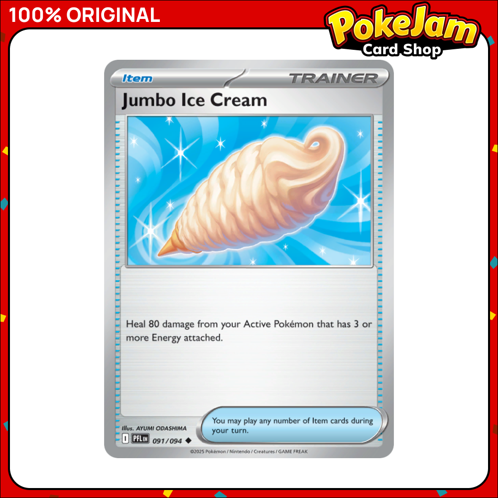 Jumbo Ice Cream 91/94 - Uncommon - Phantasmal Flames - Pokemon Card