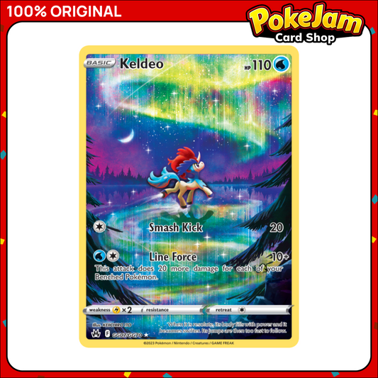 Keldeo - GG07/GG70 - Holo Rare - Crown Zenith - Pokemon TCG