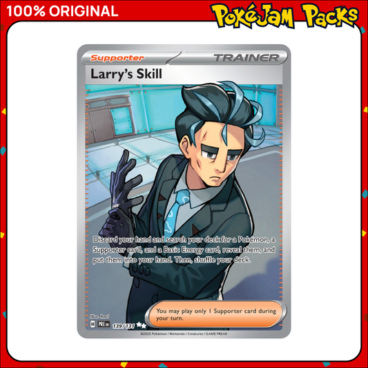 Larry's Skill - 139/131 - Ultra Rare - Prismatic Evolutions - Pokemon Card