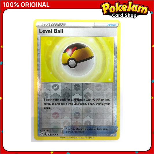 Level Ball 129/163 - Reverse Hologram - Battle Styles - Pokemon Card
