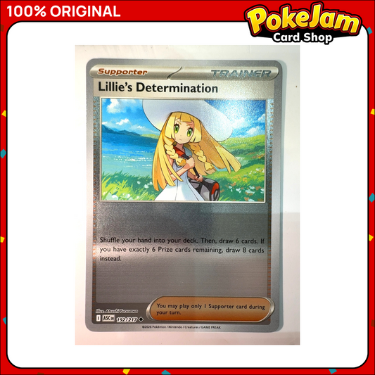 Lillie's Determination 119/132 - Reverse Hologram - Mega Evolution - Pokemon Card
