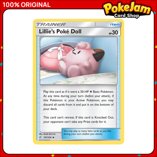 Lillie’s Poke Doll 197/236 - Uncommon - Cosmic Eclipse - Pokemon Card