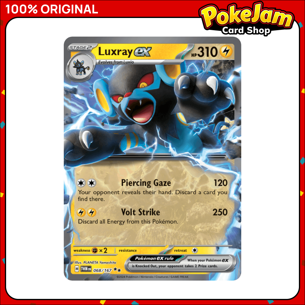 Luxray ex - 68/167 - Double Rare - Twilight Masquerade