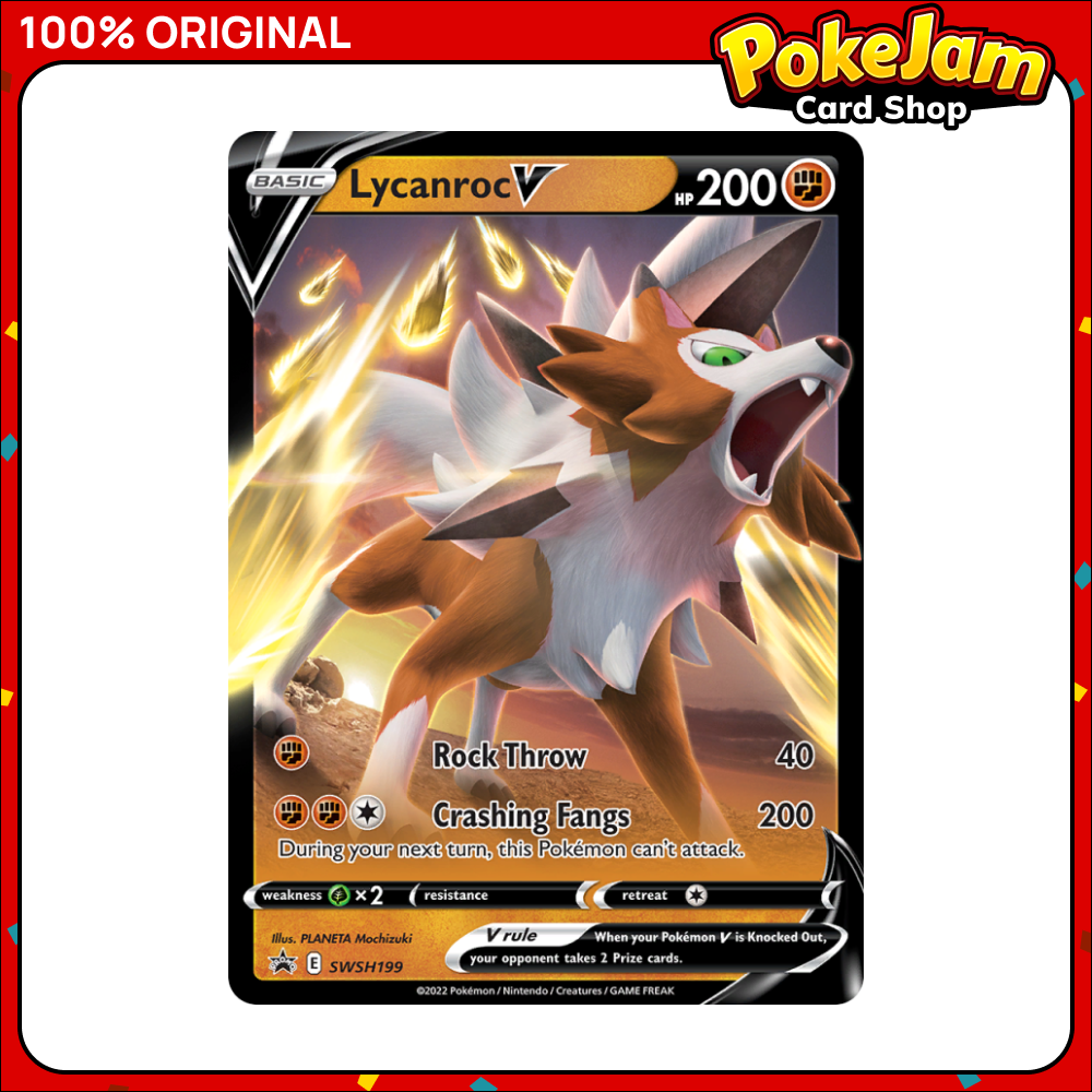 Lycanroc V - SWSH199 - Promo - Sword & Shield Promos - Pokemon TCG