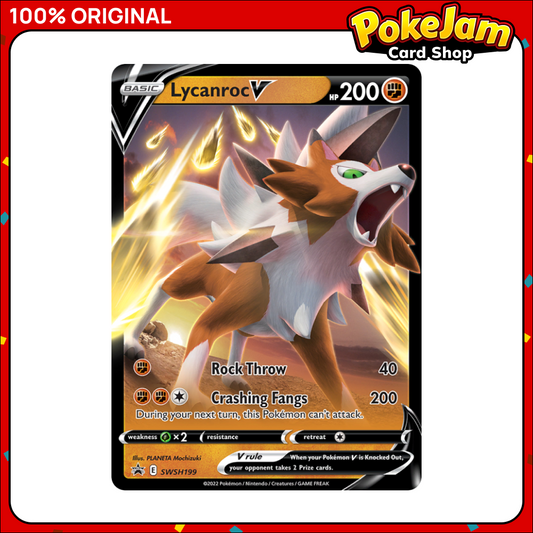 Lycanroc V - SWSH199 - Promo - Sword & Shield Promos - Pokemon TCG