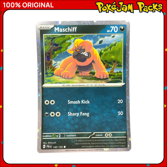 Maschiff - 142/193 - Cosmos Holo - Paldea Evolved - Pokemon Card