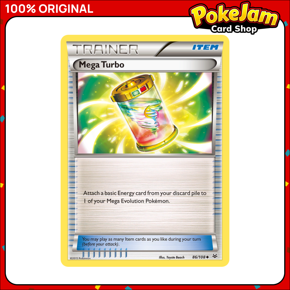 Mega Turbo 86/108 - Uncommon - Roaring Skies - Pokemon Card