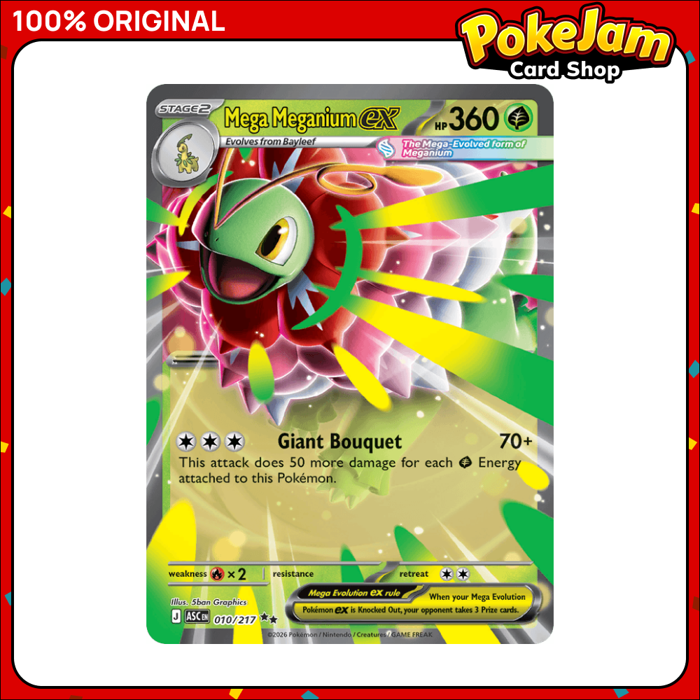 Mega Meganium ex - 10/217 - Double Rare - Ascended Heroes