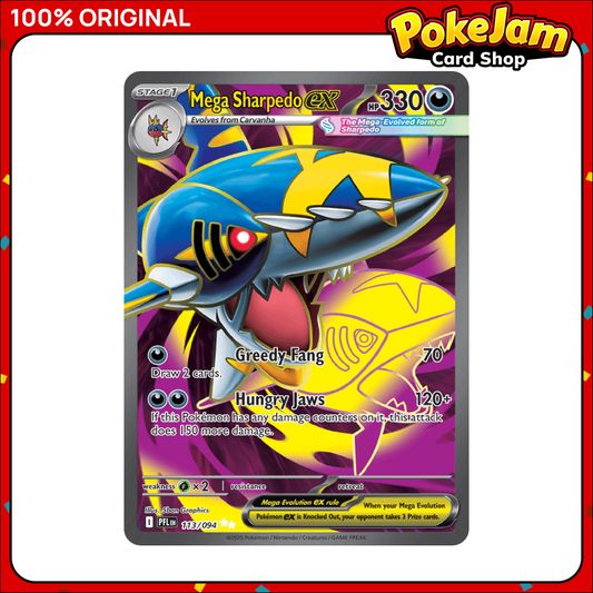 Mega Sharpedo ex - 113/94 - Ultra Rare - Phantasmal Flames