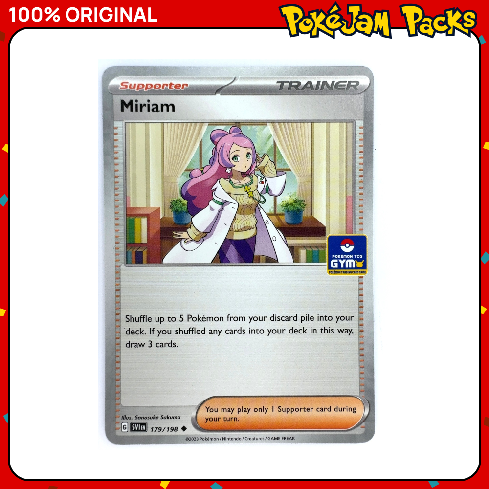 Miriam (Gym Stamped) - 179/198 - Uncommon - Scarlet & Violet - Pokemon Card